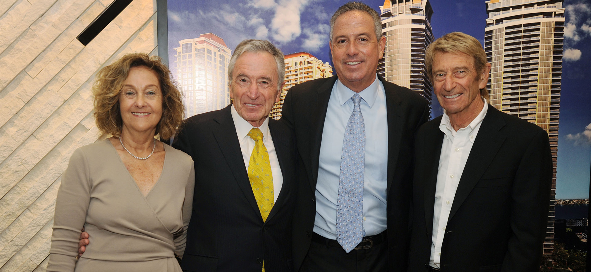 Stephanie Trump, Jules Trump, Michael Goldstein, & Eddie Trump