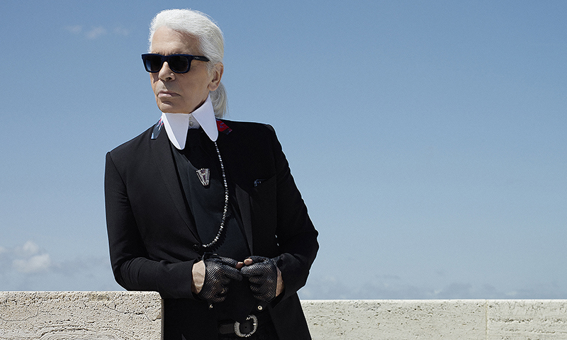 Fashion designer Karl Lagerfeld