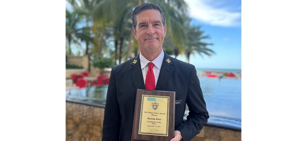 Acqualina Resort’s Concierge Randy Ross Named Concierge of the Year