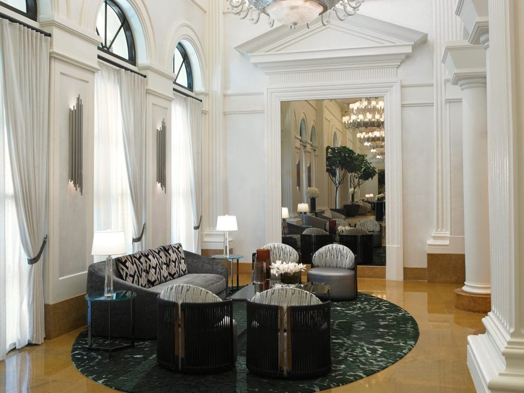 Acqualina’s Transformed Mediterranean Villa Lobbies