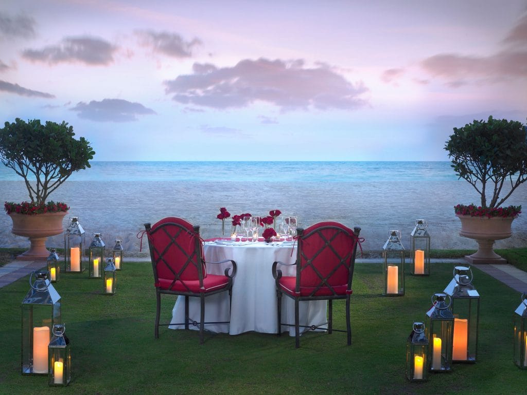 Acqualina Beachfront Dinner at Sunset